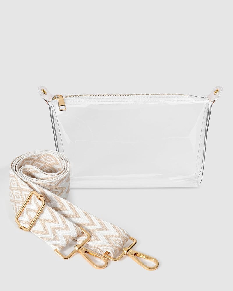 FANGSUN Clear Purse for Women, Clear Crossbody Bag Stadium Approved, Small Transparent Handbag for Concert Event Festival - Image 2